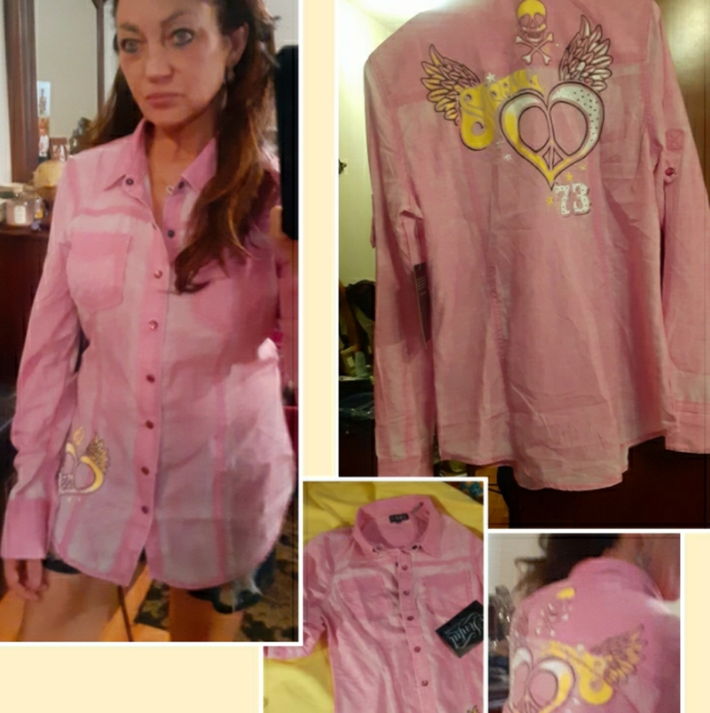 NWT," BUCKLE, SINFUL BY AFFLICTION "
